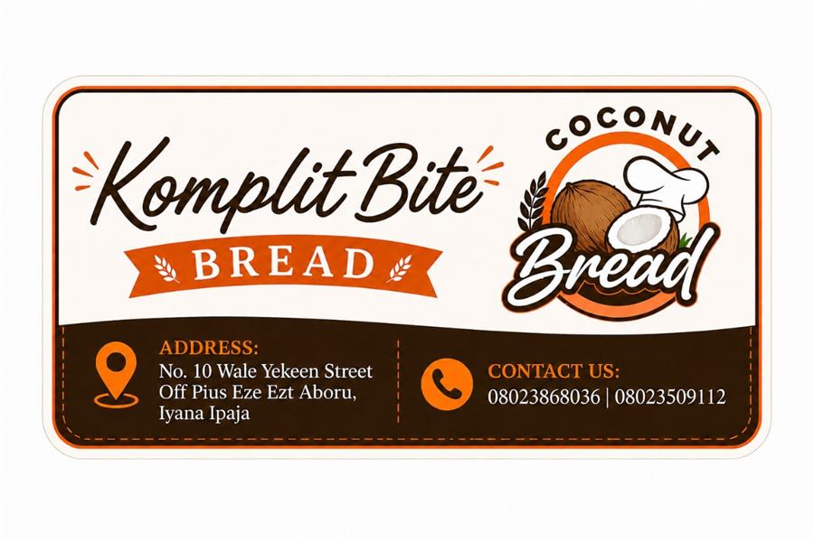 Komplit Bite Coconut Bread